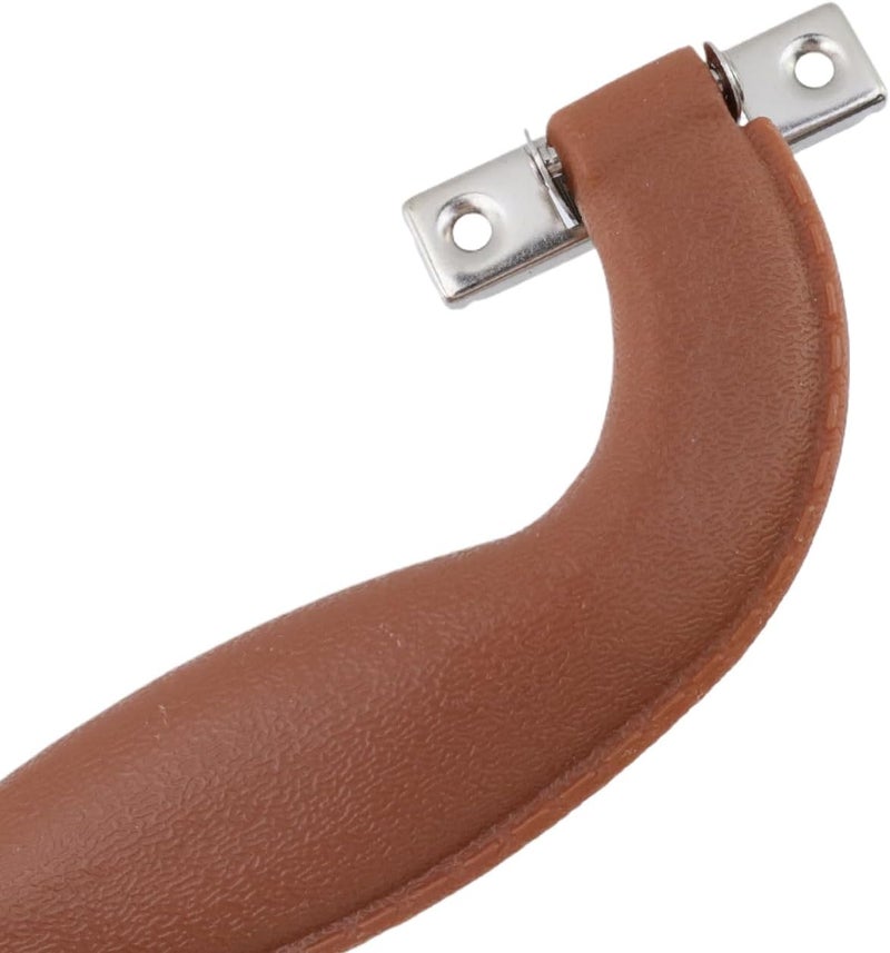 Geesatis 2 Pcs Luggage Handles Plastic Pull Handles for Suitcase Luggage Trunk Guitar Musical Box Handles Accessories, with Mounting Screw,Brown Red,5.9inch Length - Image 3